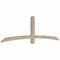 Ekena Millwork Bellingham Smooth Timber Gable Bracket, Douglas Fir, 96"W x 28"H x 3 1/2"D x 3 1/2"F, 7/12 Pitch GBW096X28X0404BEL00SDF - alternate 5